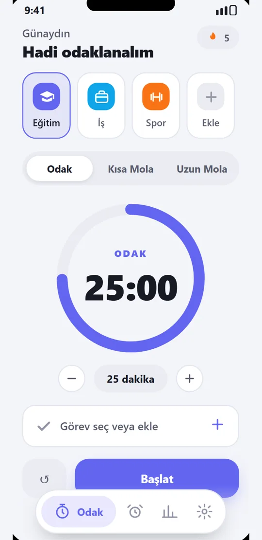 FocusLife odak sayacı ekranı